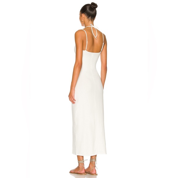 L*SPACE | Naomi Cut-Out Midi Dress | Cream | Sz XS - Picture 3 of 9